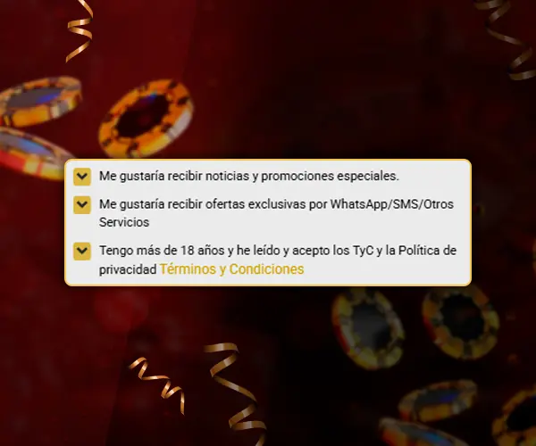 Aceptar las normas del casino.